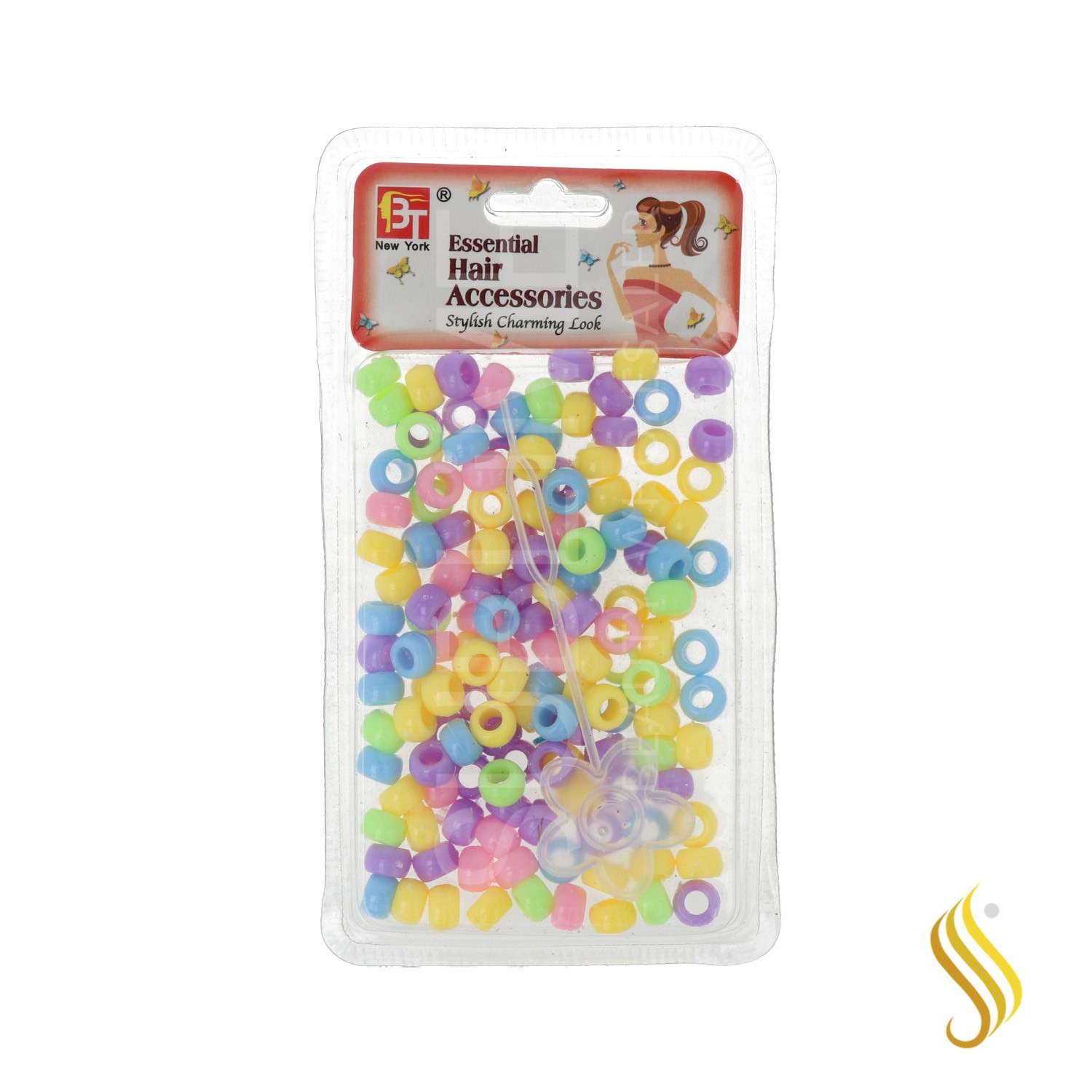 Beauty Town Plastic Balls Round Little Multi Pastel (07616)