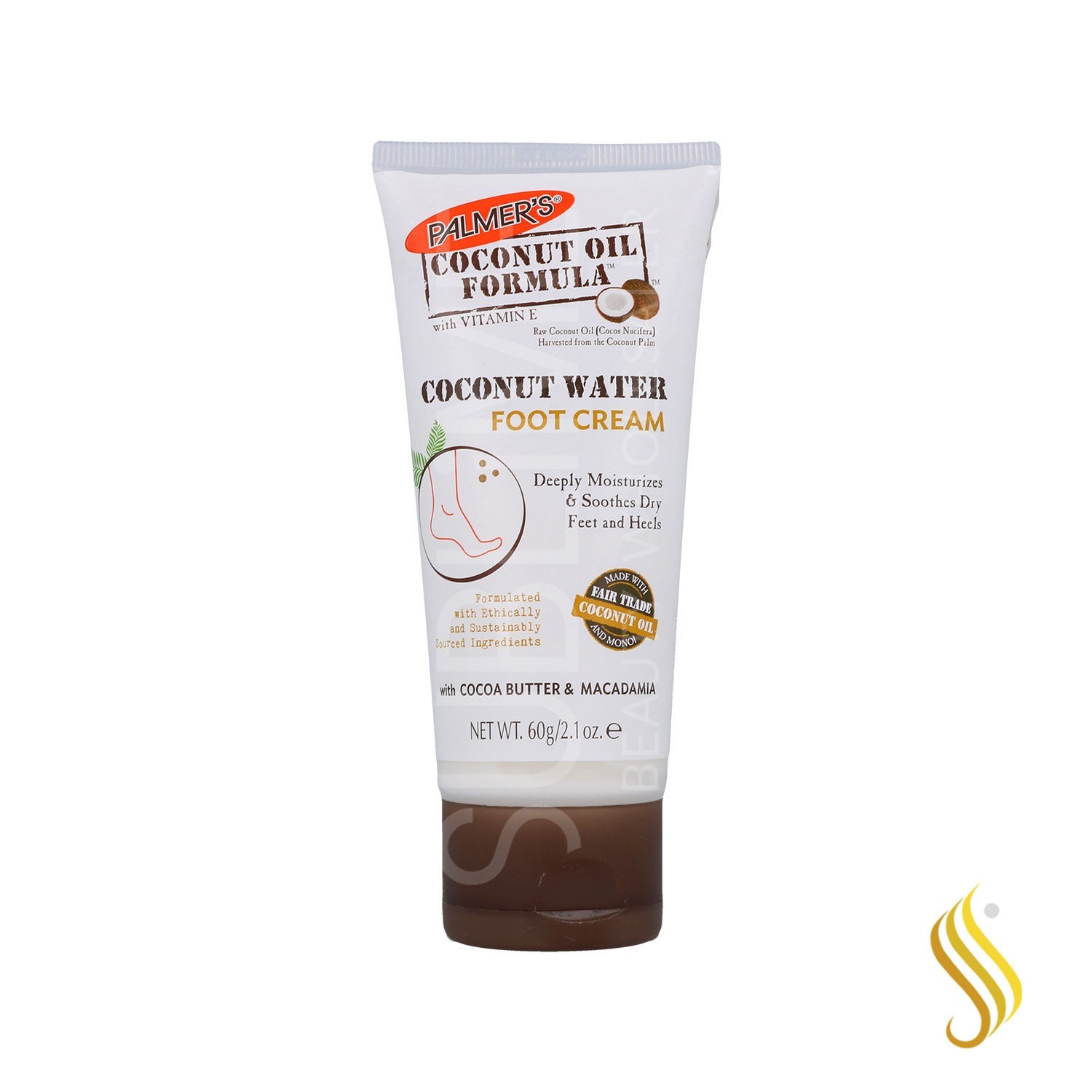 Palmers Coconut Oil Water Foot Cream 60G (3580-6)