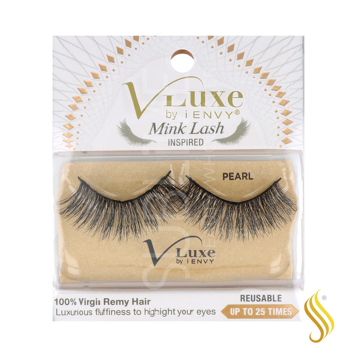 I Envy V Luxe Remy Hair Minklash/Pestaña Inspired Pearl (Vlef01)