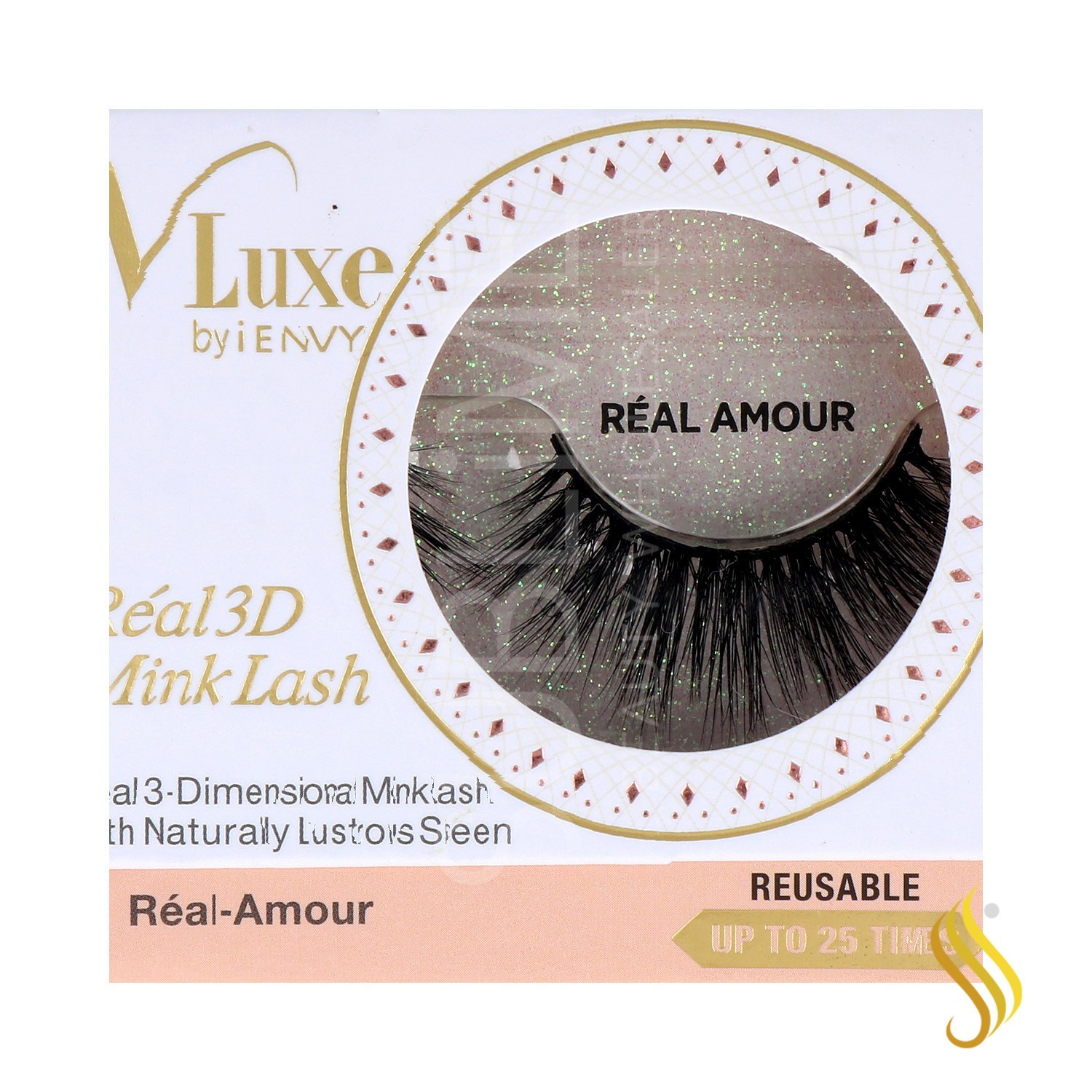 I Envy V Luxe 3D Realmink Lash/Pestaña Real Amour (Vler04)