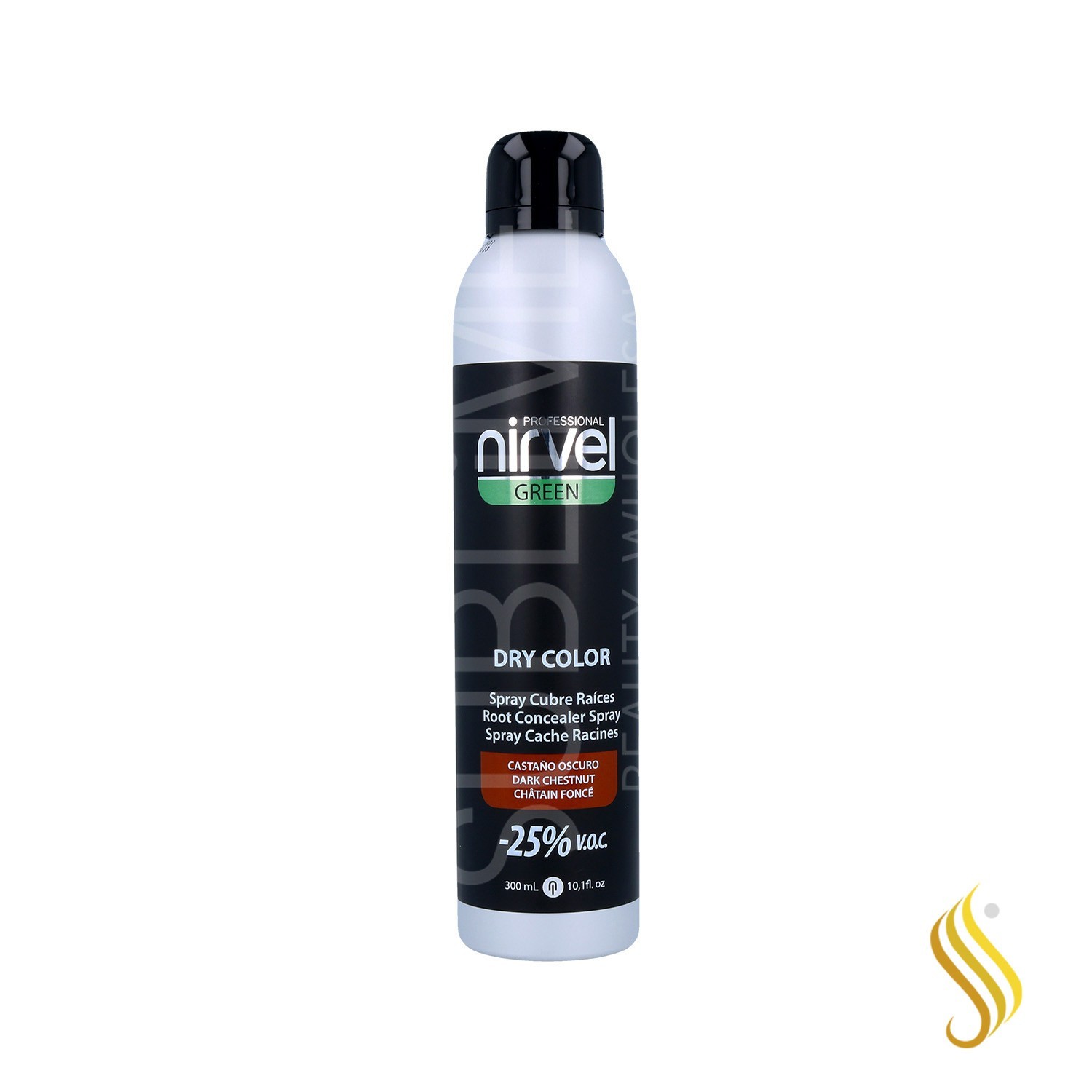 Nirvel Dry Couleur Or Spray Cast. Sombre 300 Ml