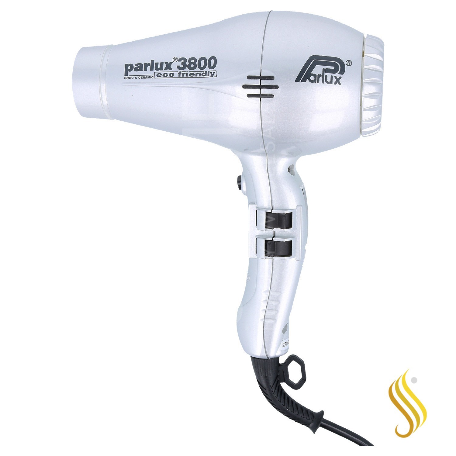 Parlux Hair Dryer Eco Silver 3800 Ionic & Ceramic