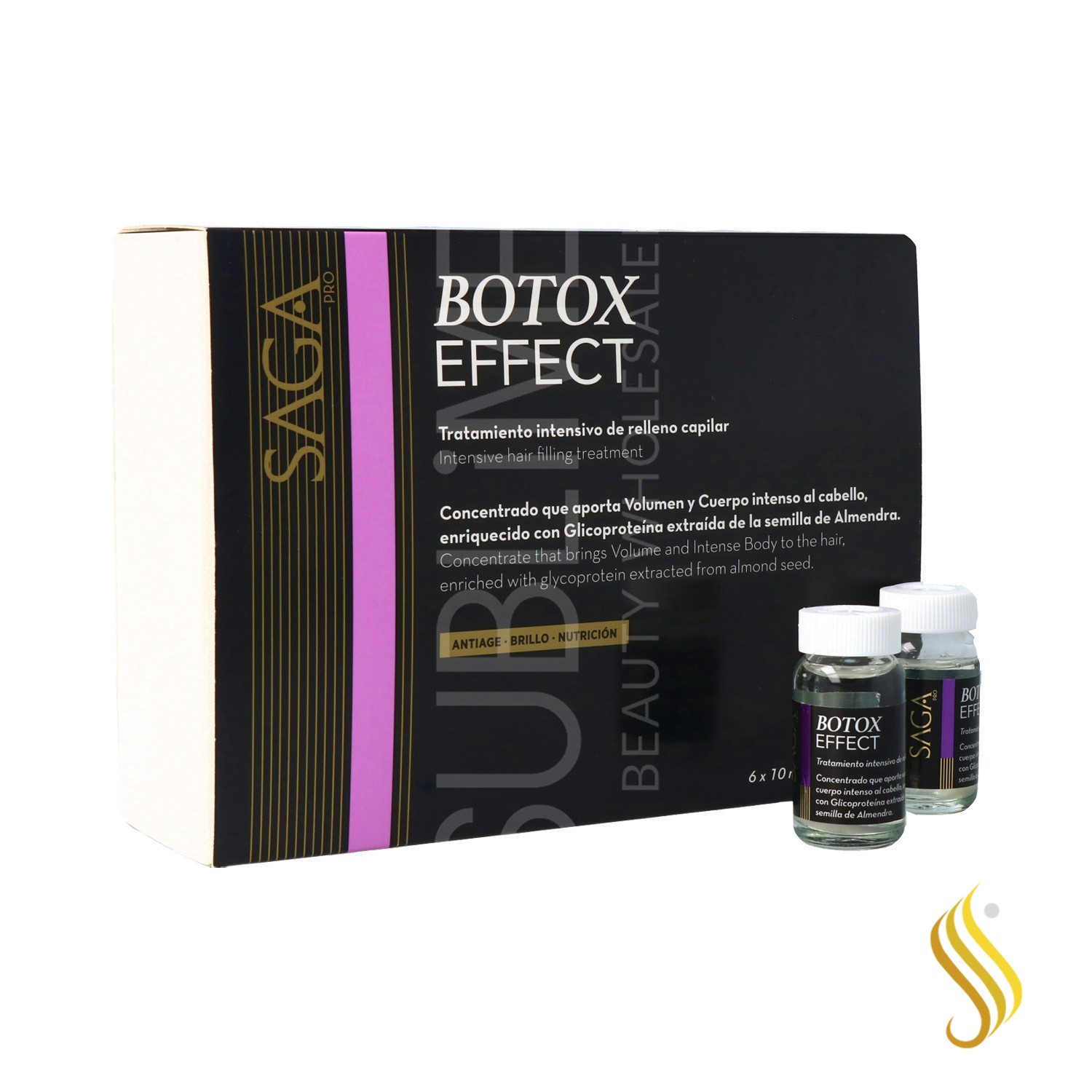 Saga Pro B.T.X. Effect Tratamiento Volumen y Cuerpo 6x10 ml