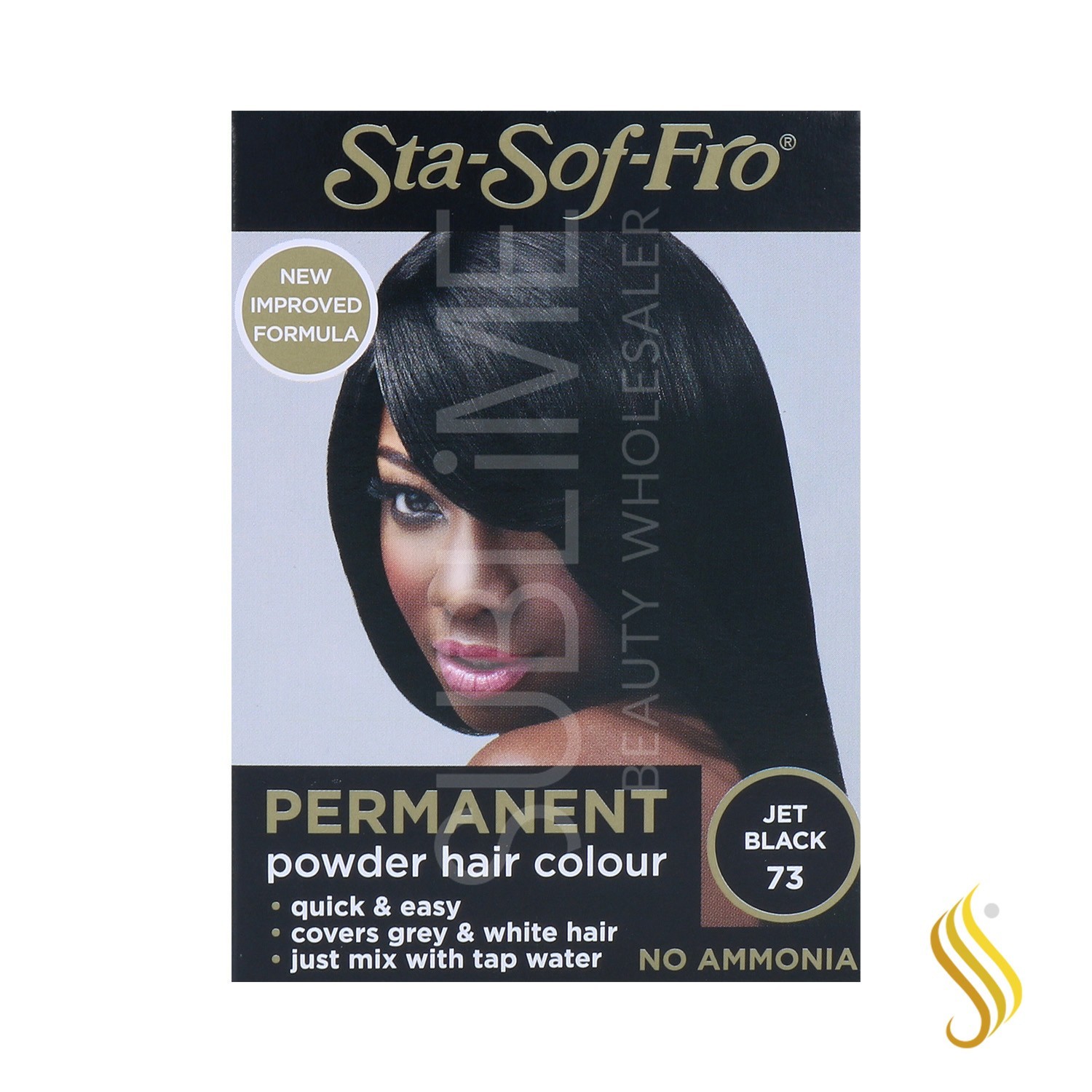 Sta Soft Fro Powder Hair Color Jet Black 8G