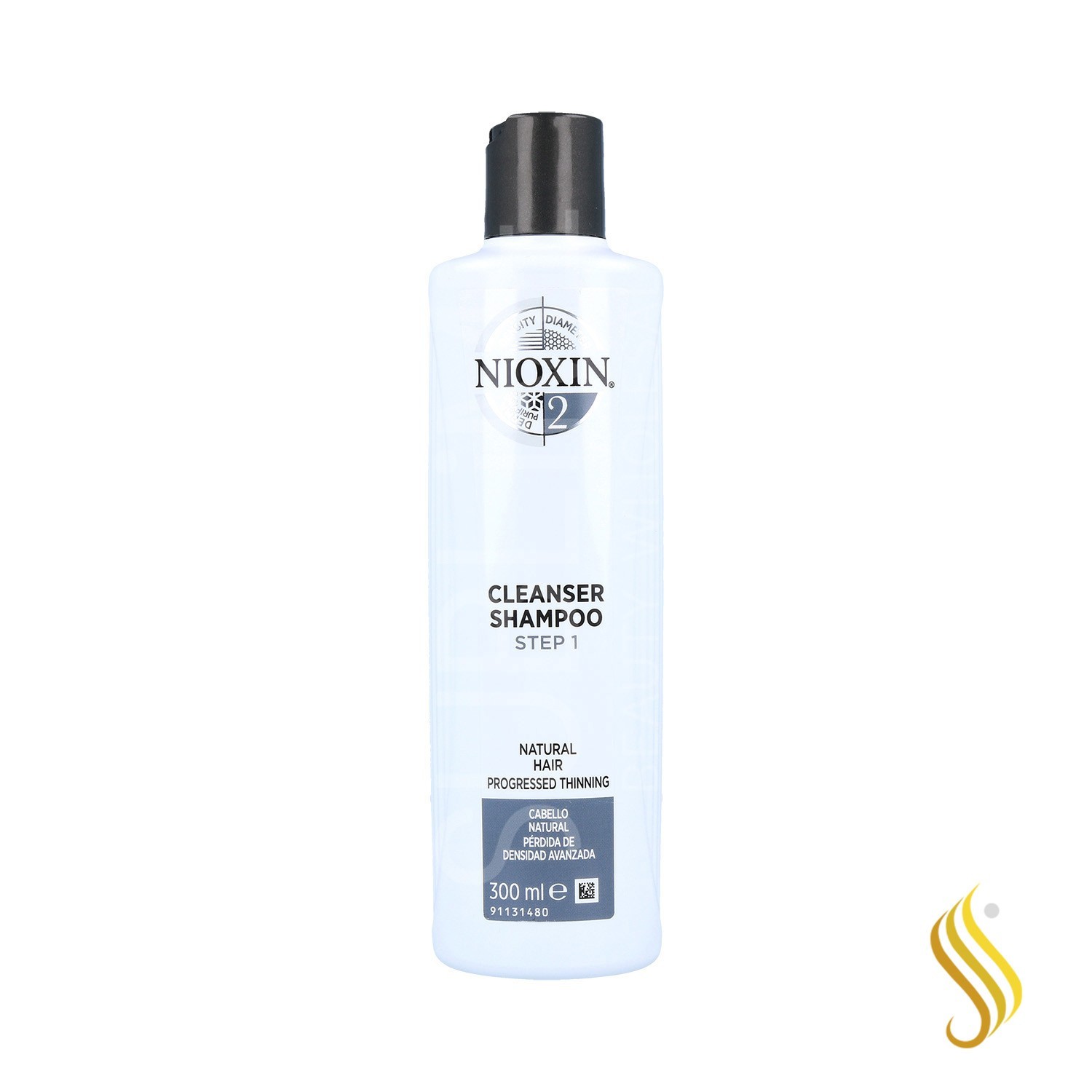 Nioxin Clean Sistema 2 Cabello Natural Avanzado Champú 300 ml