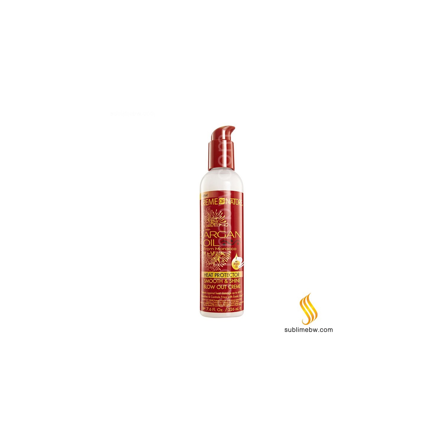 Creme Of Nature Argan Heat Protector Blow Out Creme 226 Ml