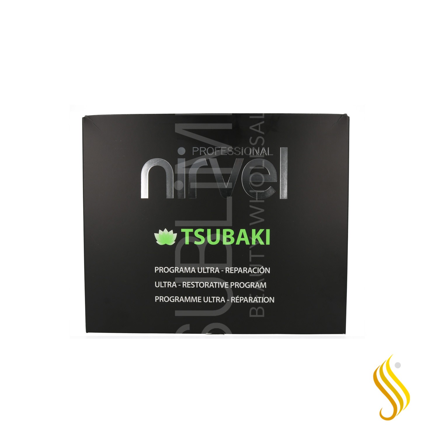 Nirvel Care Tsubaki Pack (Sampoin+Concentré+Masque+Sérum) (Ultra réparateur)