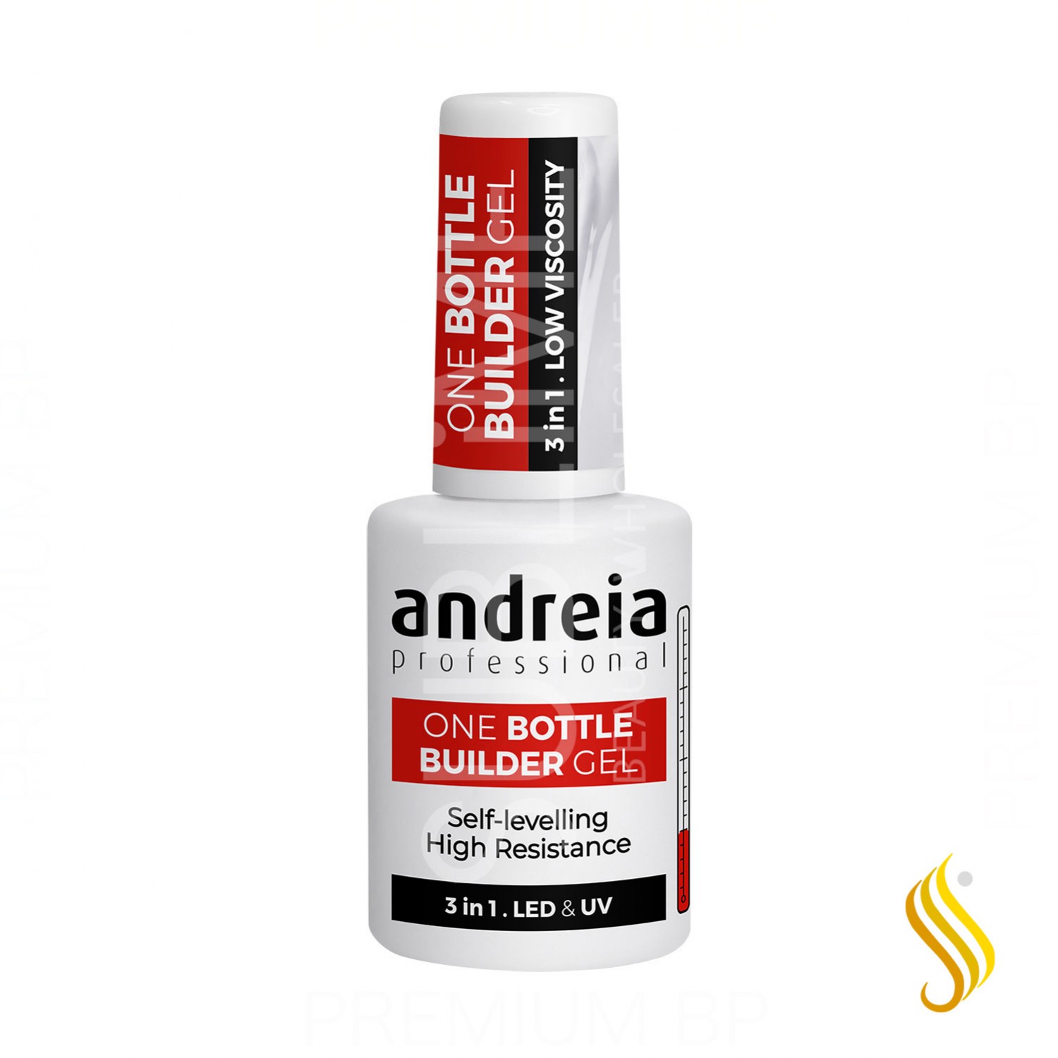Andreia Professional One Bottle Builder Gel Gel Construcción 3 en 1 Baja Viscosidad Clear 14 ml