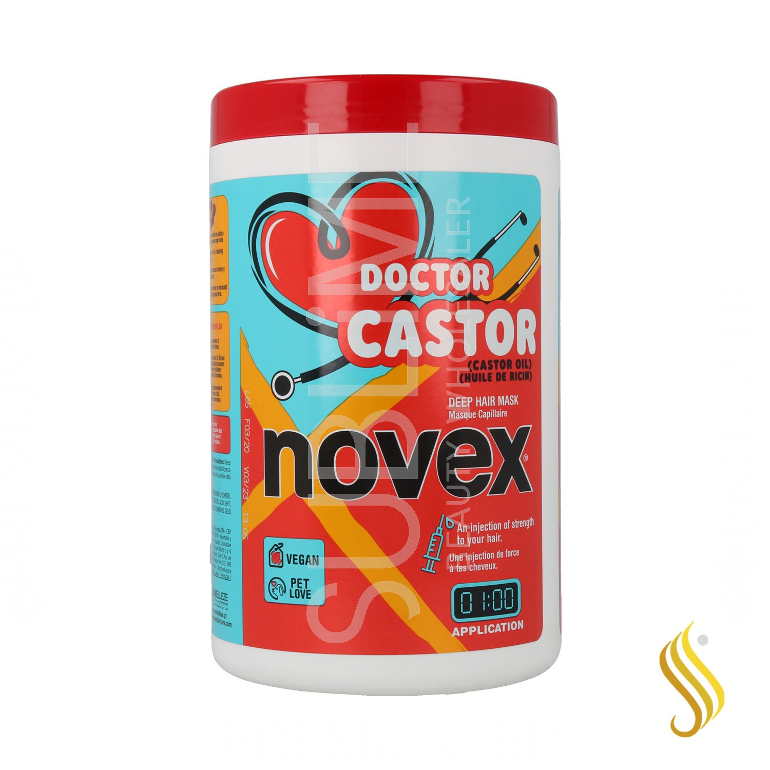 Novex Doctor Castor Mascarilla Capilar 1000 ml (Ricino)