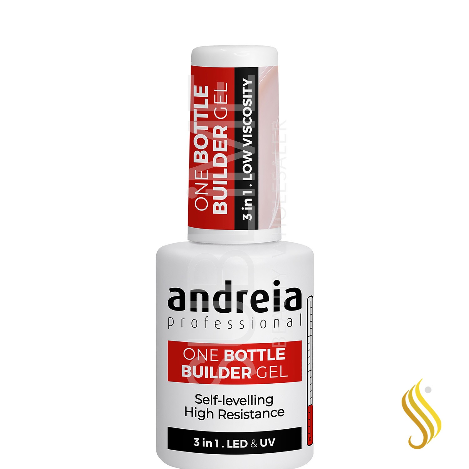 Andreia Professional One Bottle Builder Gel Gel Construcción 3 en 1 Baja Viscosidad Cover Nude 14 ml