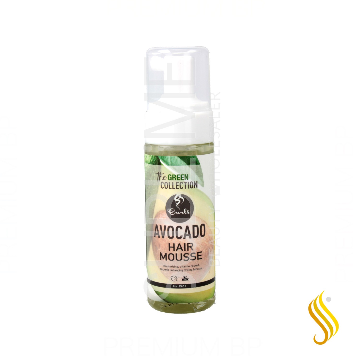 Curls The Green Collection Avocado Hair Mousse 236 ml