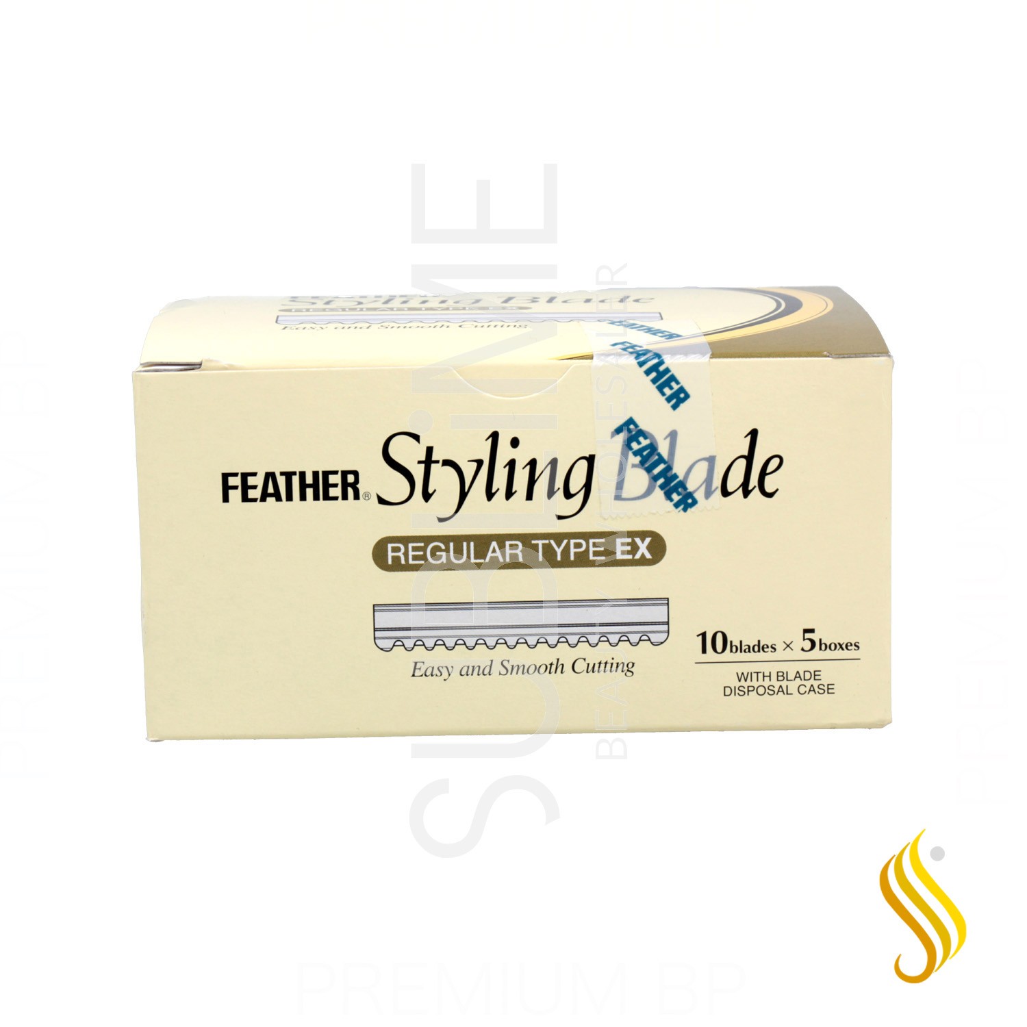 Feather Styling Blade Cuchillas REG 5 cajas x 10 unidades
