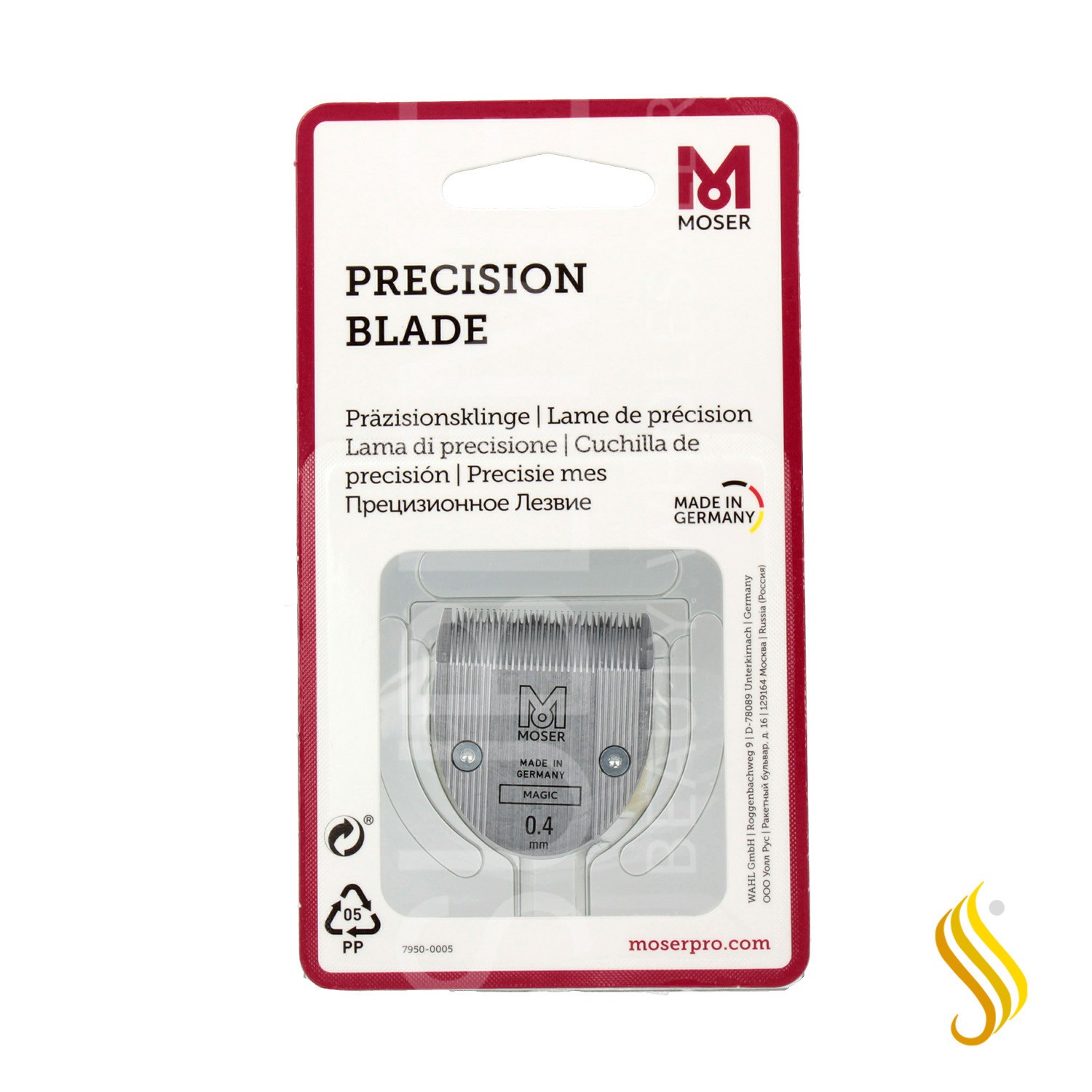 Moser Pro Magic Precision Blade 0.4 mm