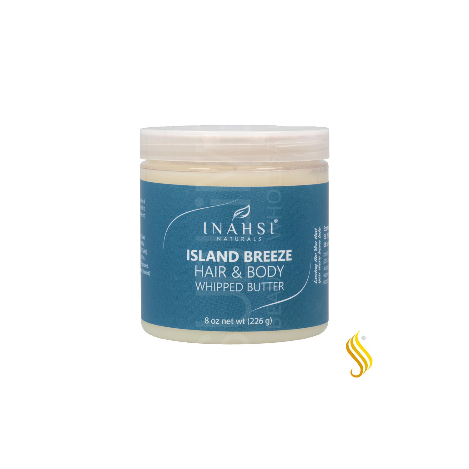 Inahsi Island Breeze Hair Crème au beurre fouettée pour le corps 226 gr