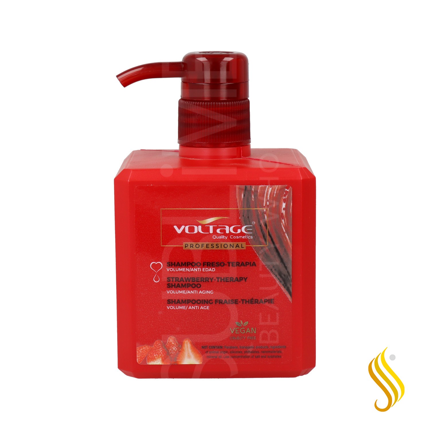 Voltage Anti Age Shampoo Strawberry 500 Ml