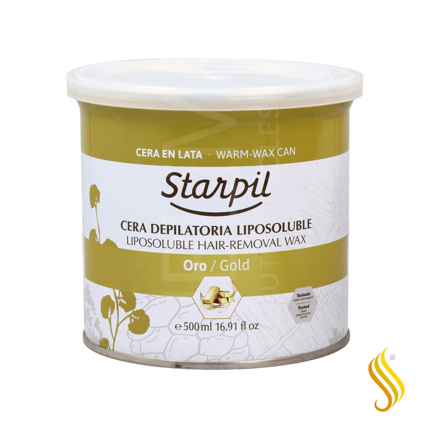 Starpil Liposoluble Wax Can Gold Gold 500 ml