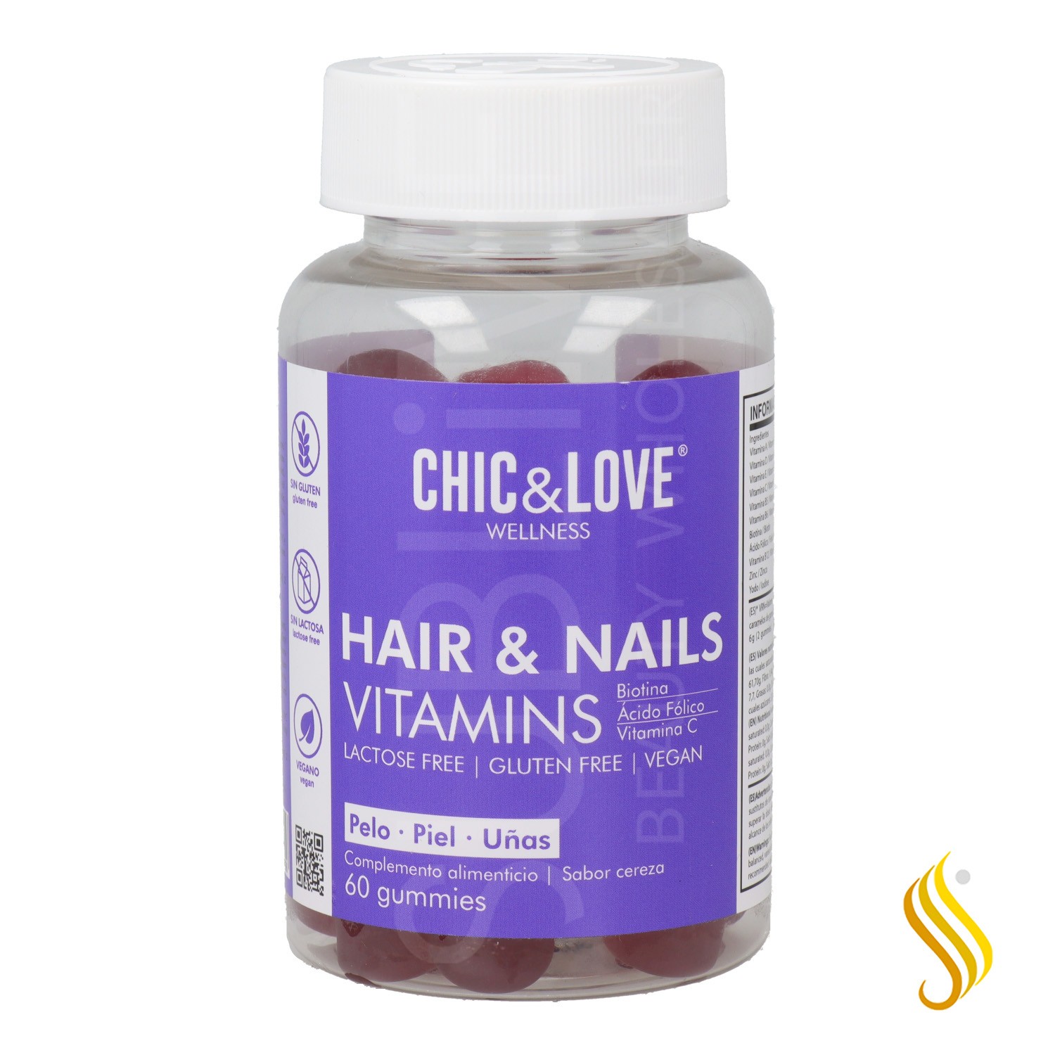Chic Love Wellness Hair Nails Vitamins 60 U