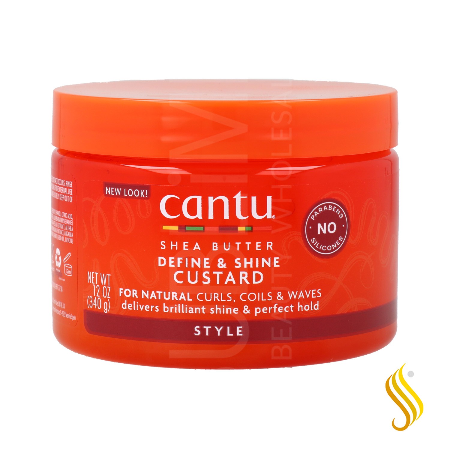 Cantu Shea Butter Natural Hair Define & Shine Custard 340g / 12oz