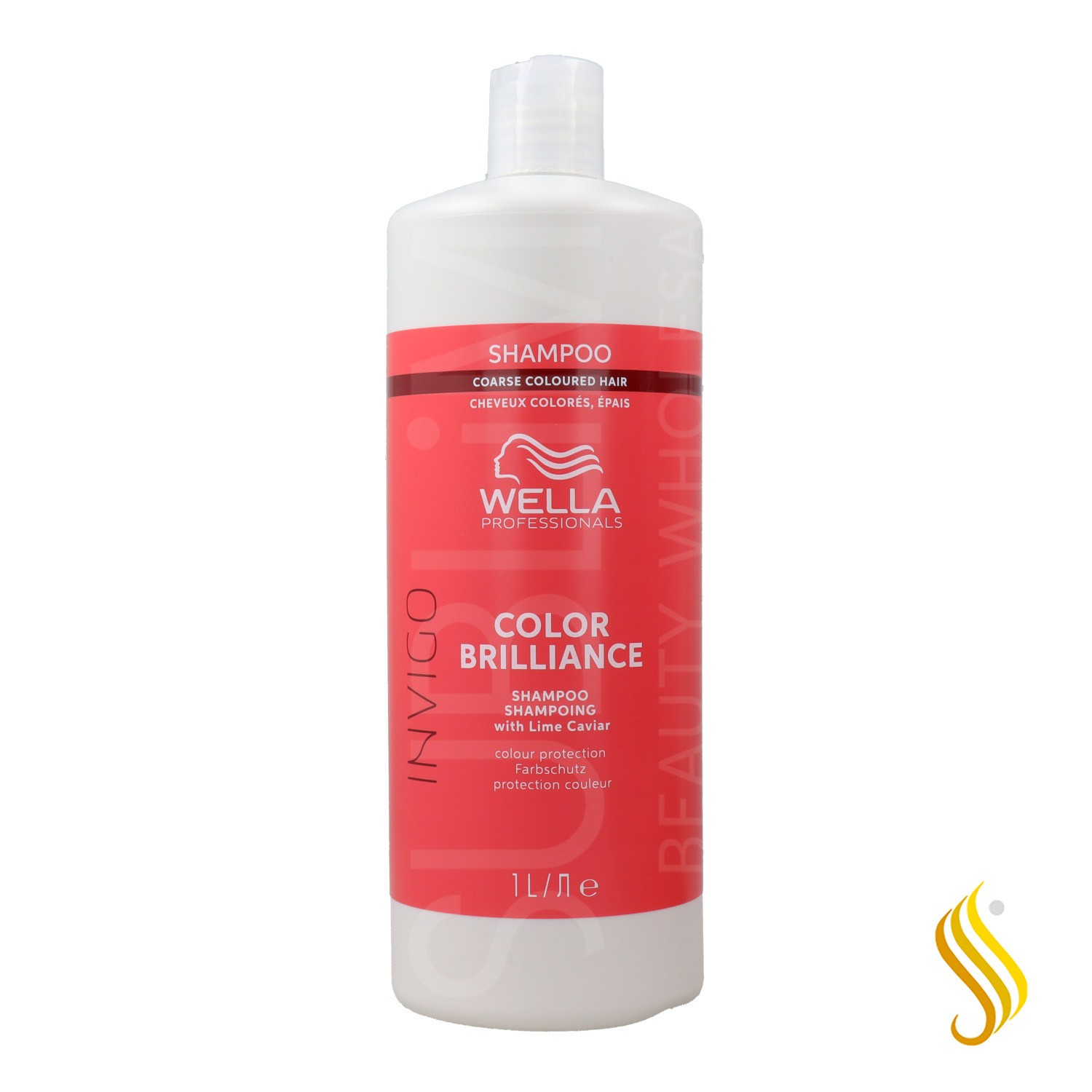 Wella Invigo Color Brilliance Shampooing épais/grossier 1000 ml
